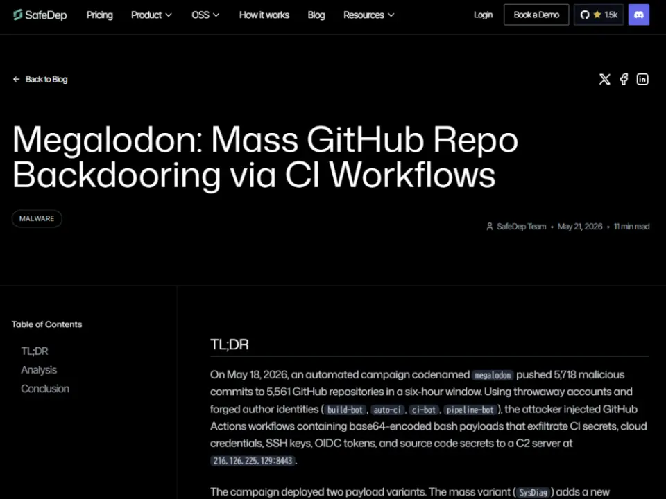 GitHub Actions Security Flaw Compromises 5,500 Repositories
