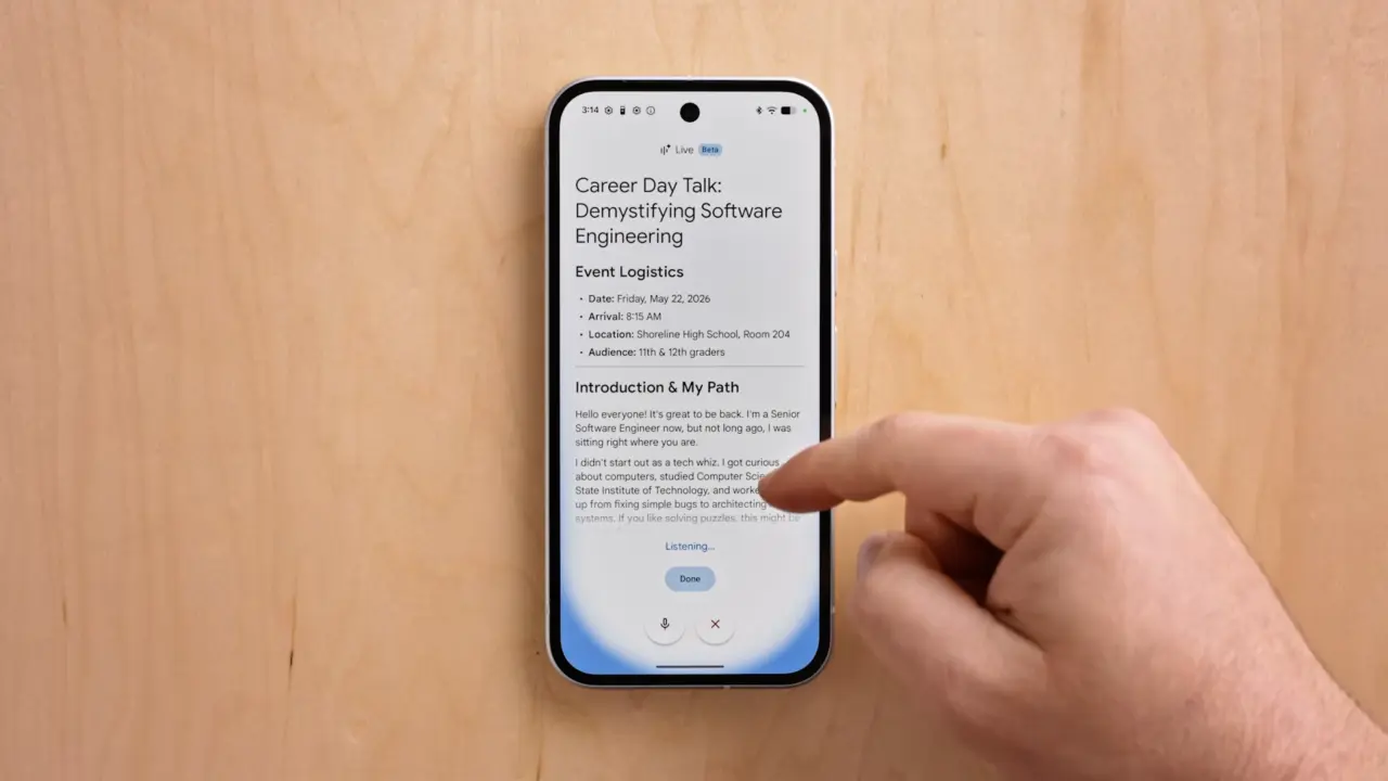 Google Announces Docs Live for Automatic Document Creation via Voice Commands