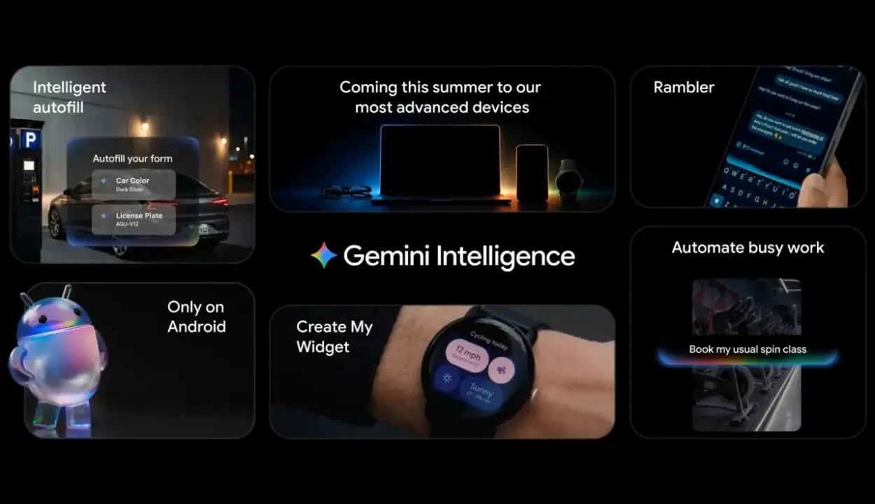 Google Announces Gemini Intelligence: Deeper AI Integration Coming to Android
