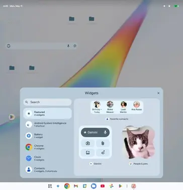 AluminumOS interface combines Windows 11 taskbar with macOS menu bar for laptops