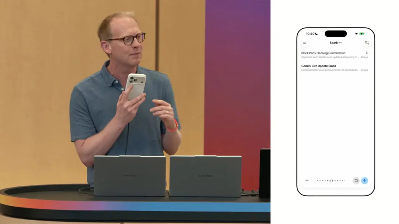 Google Executive Demos Gemini Spark on iPhone 17 Pro Instead of Pixel
