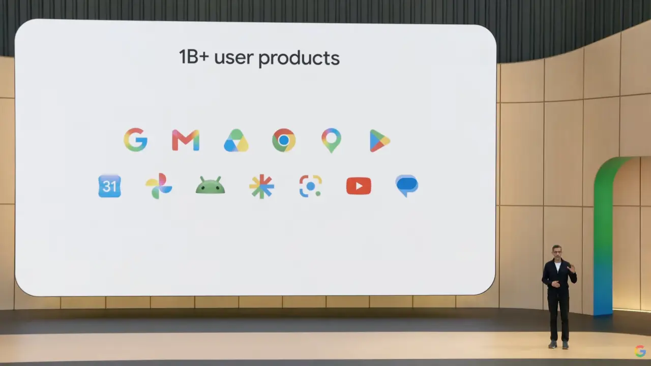 Google I/O 2026: 13 Google Products Now Have Over 1 Billion Users Each
