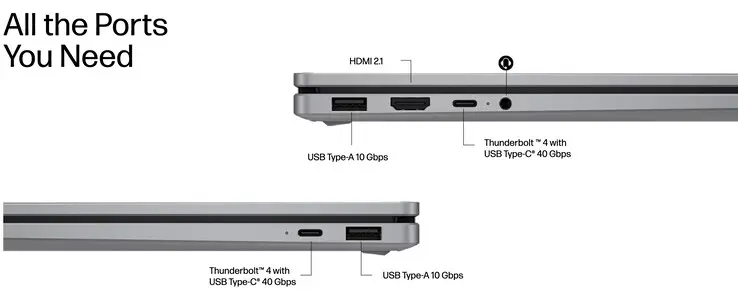 HP OmniBook X Flip 16 in Atmospheric Blue, Eclipse Grey and Meteor Silver finishes