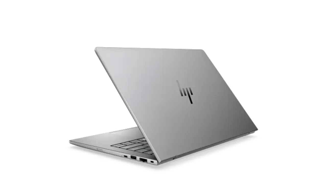 HP ZBook 8 G2a laptop with AMD Ryzen AI Pro processors and up to 64GB DDR5-5600 memory configuration.