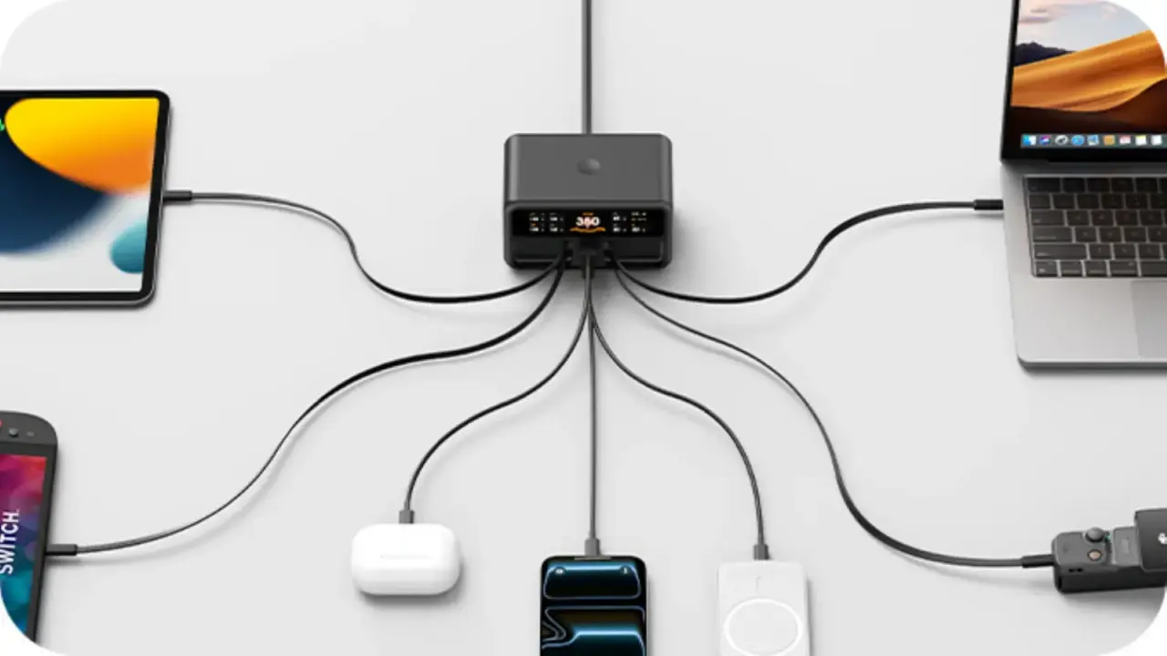 Hyperapid 350W GaN Charging Hub Launches on Kickstarter for $99
