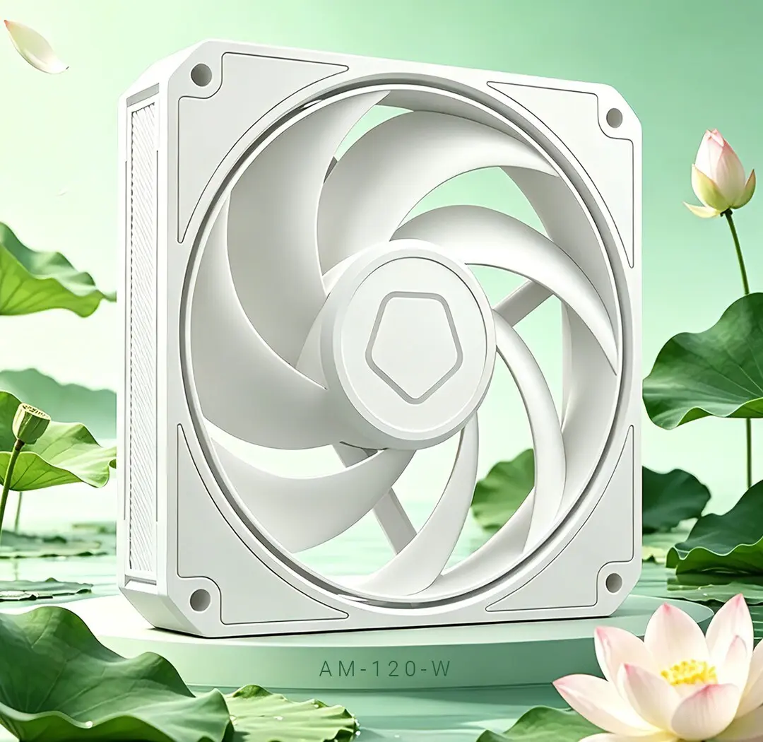ID-COOLING AM-120 cooling fan noise level specification graphic