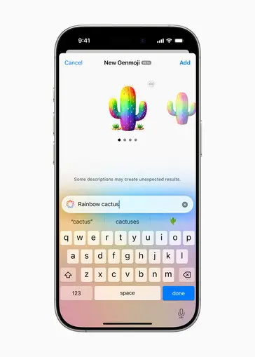 Apple iOS 27 Genmoji customization options on iPhone