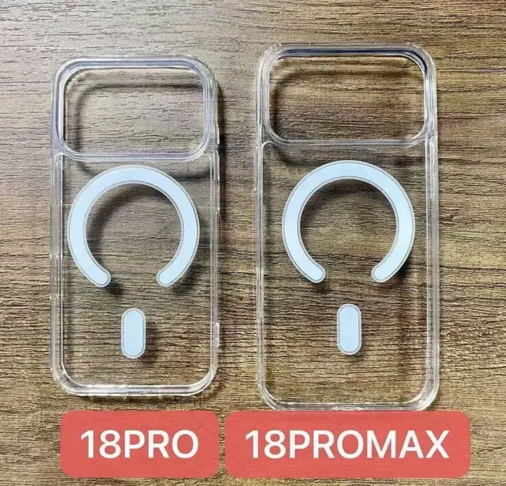 iPhone 18 Pro clear case showing large camera island cutout