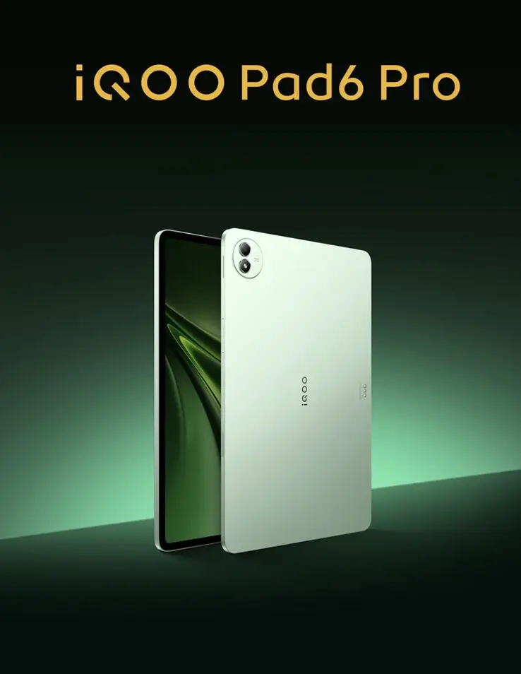 iQoo Pad 6 Pro tablet featuring 13.2-inch LCD and Snapdragon 8 Elite