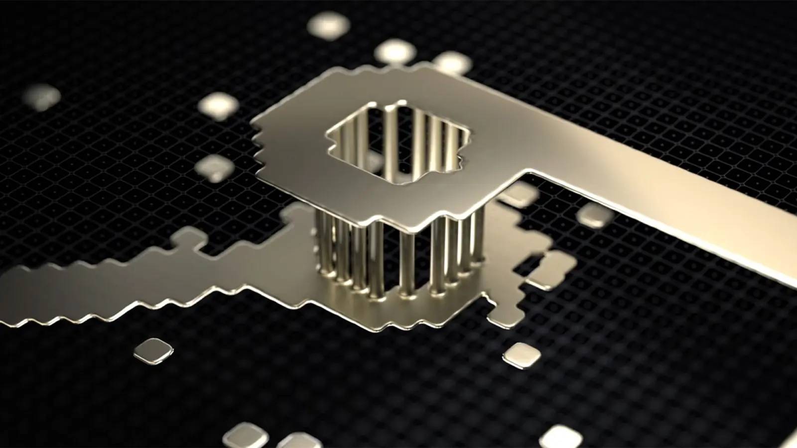 Itera fluid circuit board prototype demonstrating liquid metal rewiring technology