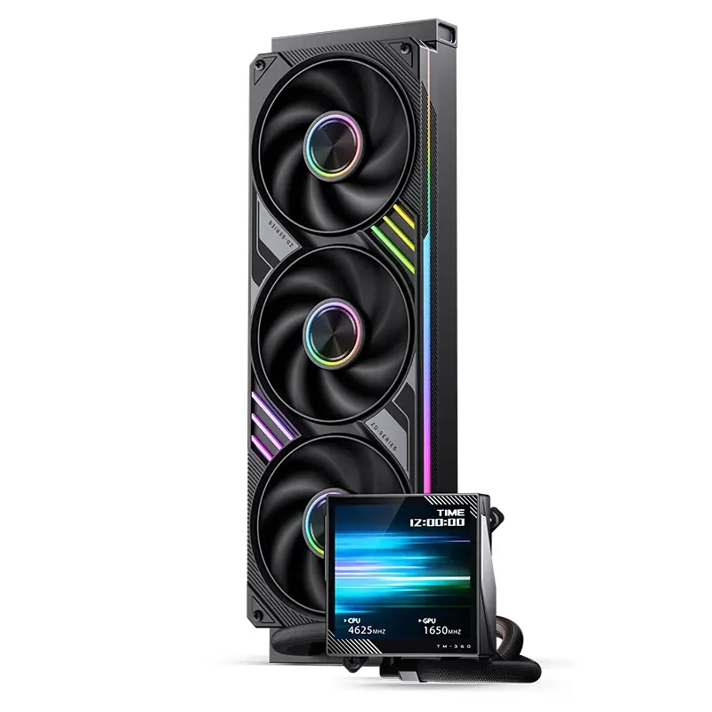 JONSBO TM-360 AIO liquid cooler with magnetic screen module