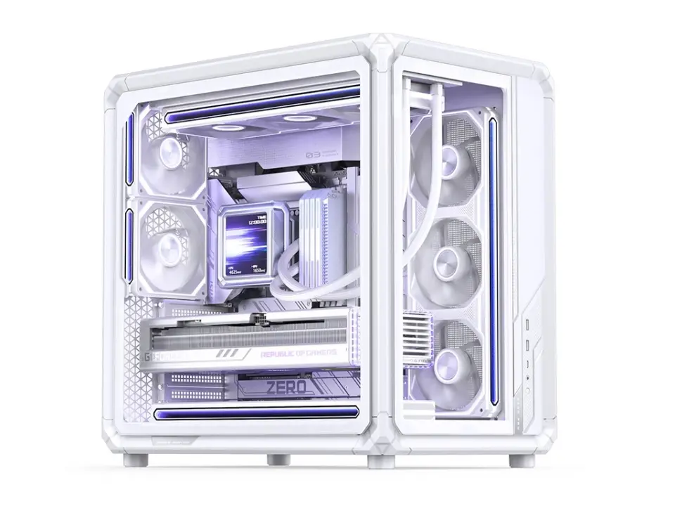 JONSBO Unveils X400 PRO White Mid-Tower PC Case with Aluminum Frame