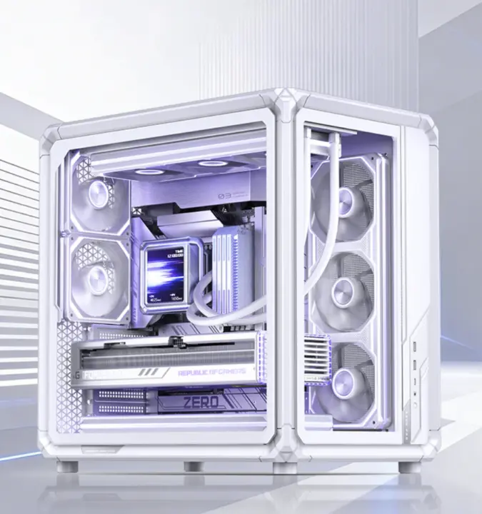 Jonsbo X400 PRO Aluminum Case Adds White Version for ATX Backplane Builds