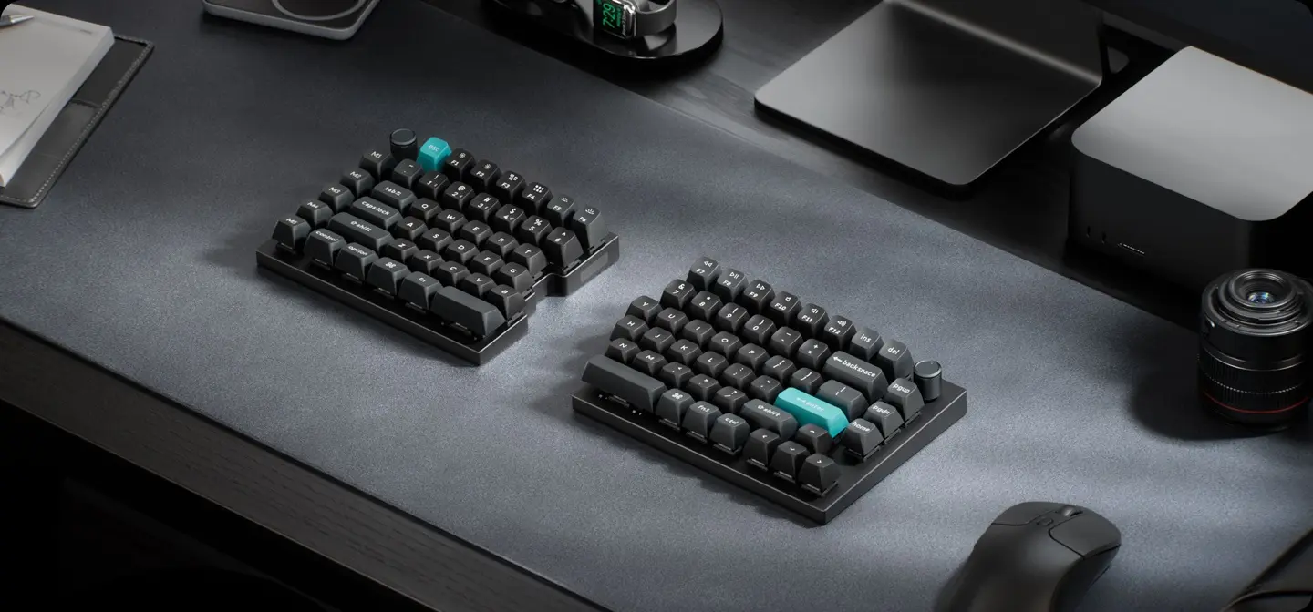 Keychron Q11 Ultra 8K split 75% mechanical keyboard with CNC aluminum case