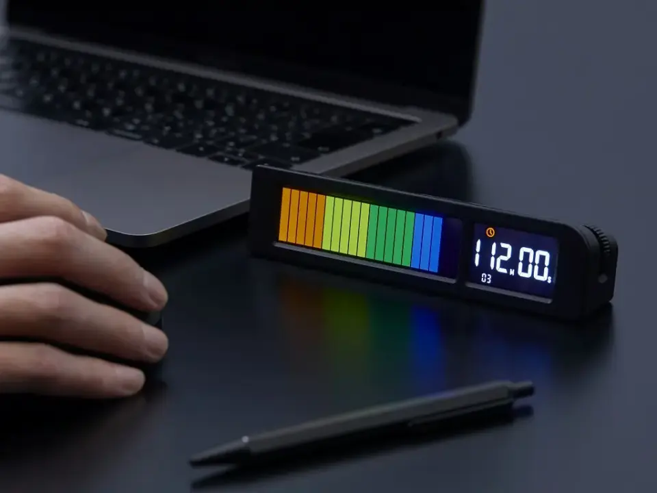 King Jim Unveils Visual Bar Timer Plus VBT20 with Backlight and 4-Color Progress Scale
