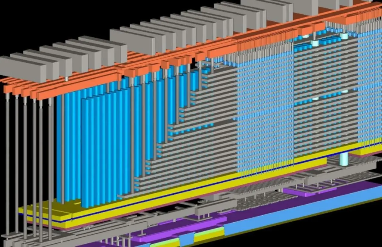 Kioxia BiCS 8 CBA technology diagram