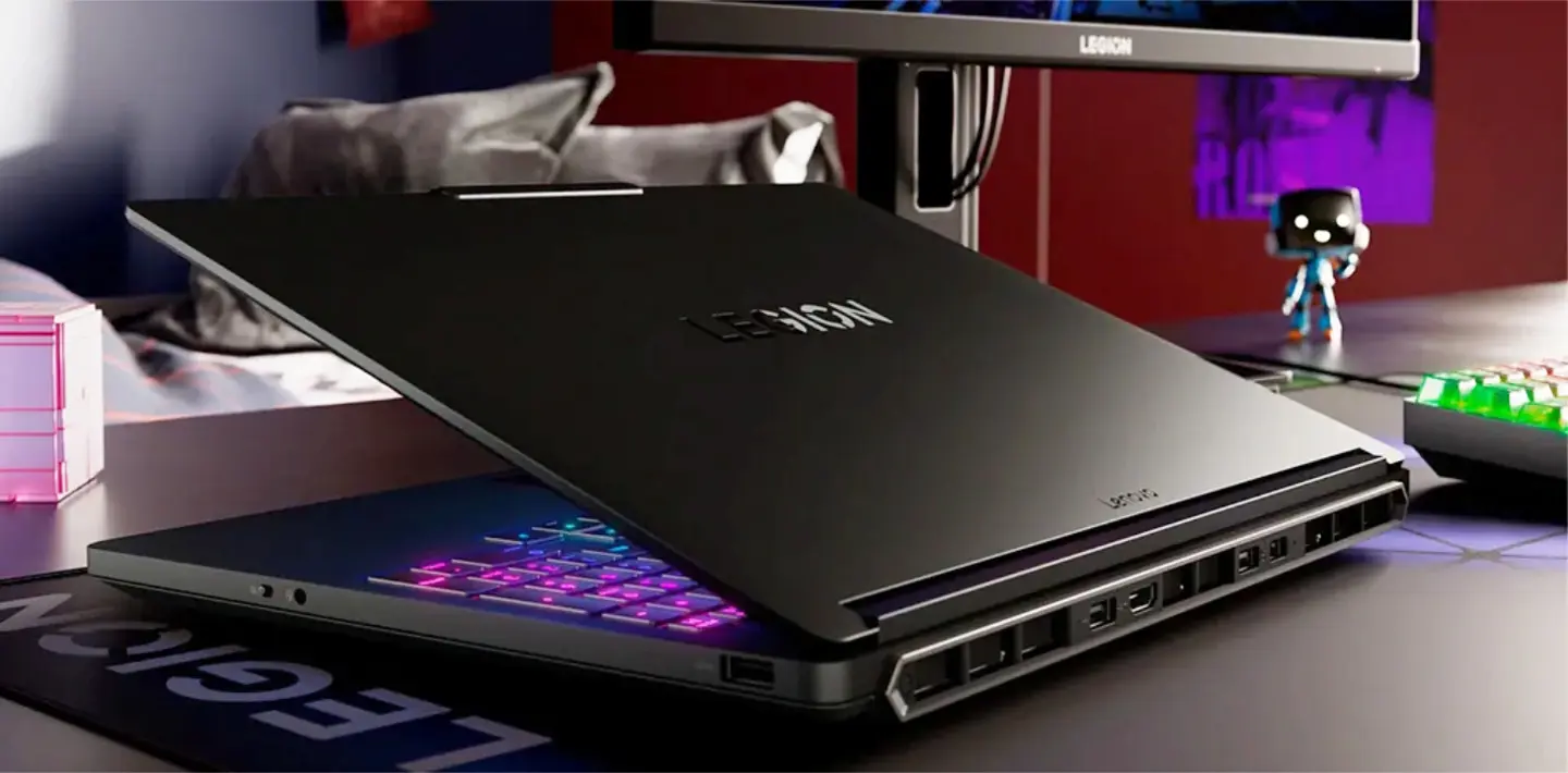 Lenovo Legion 5i gaming laptop with RTX 5070 graphics and Intel Core Ultra processor options for most regions.