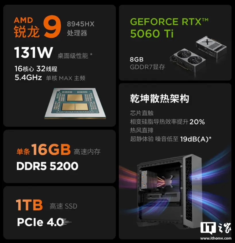 Lenovo Legion Tower 7000P desktop with Space Gray finish