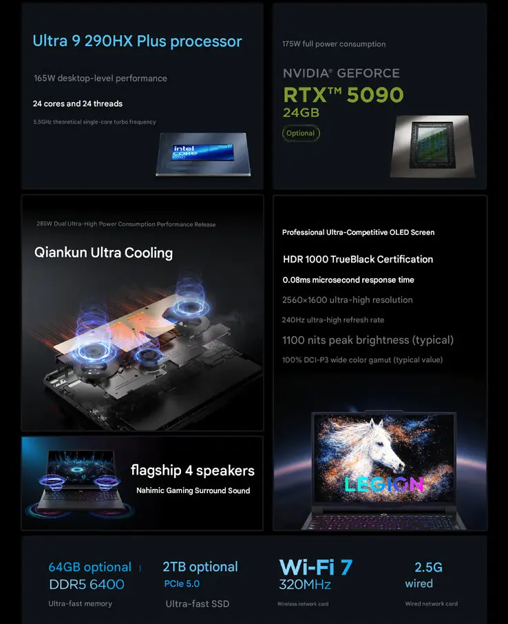Lenovo Legion Y9000P Extreme Edition gaming laptop with OLED display