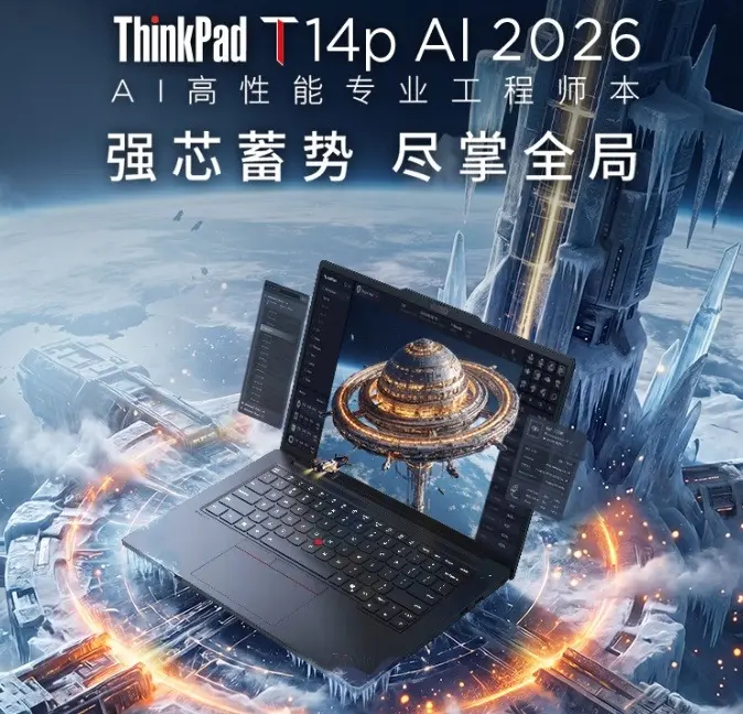 Lenovo ThinkPad T14p Adds Intel Core Ultra 5 338H + 32GB RAM Version