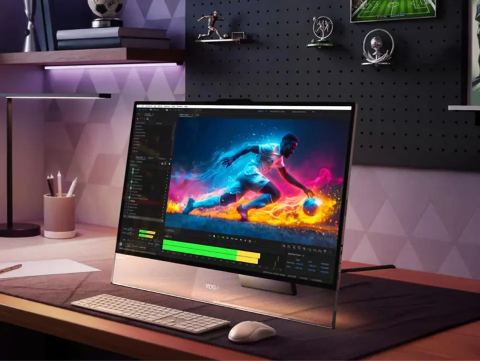 Lenovo Yoga AIO i Gen 11 Aura Edition Launches with 165 Hz OLED and Arc B390