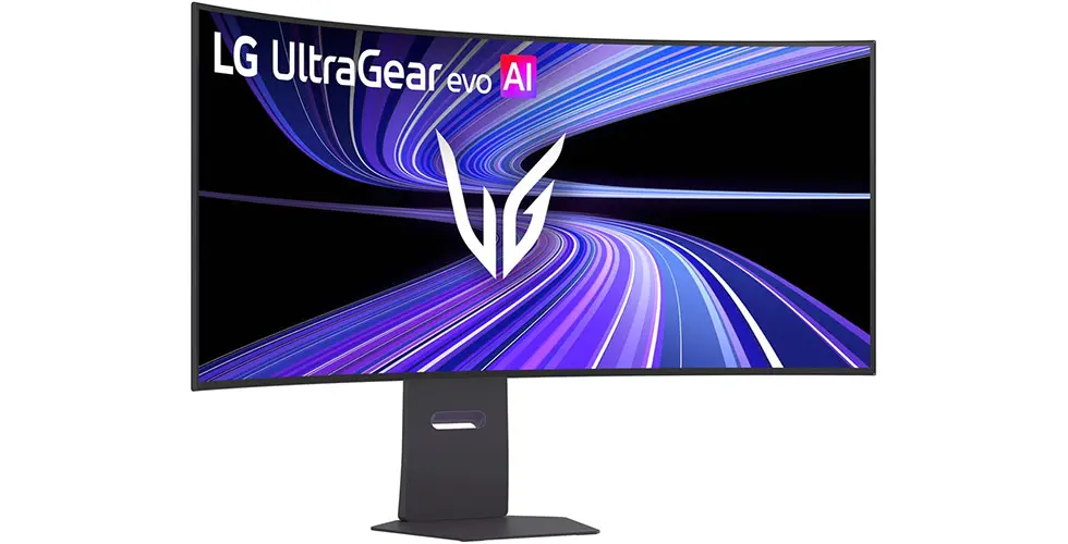LG UltraGear 45GX950B 44.5-inch WOLED monitor with 800R curvature