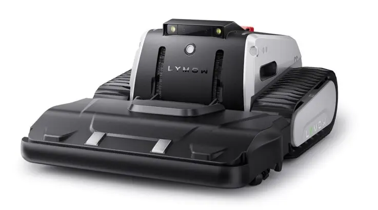 Lymow One Plus 10A model mowing large lawn