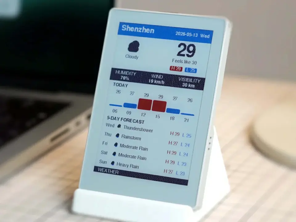 M5Stack Launches M5Paper Color ESP32S3 Dev Kit with E Ink Display