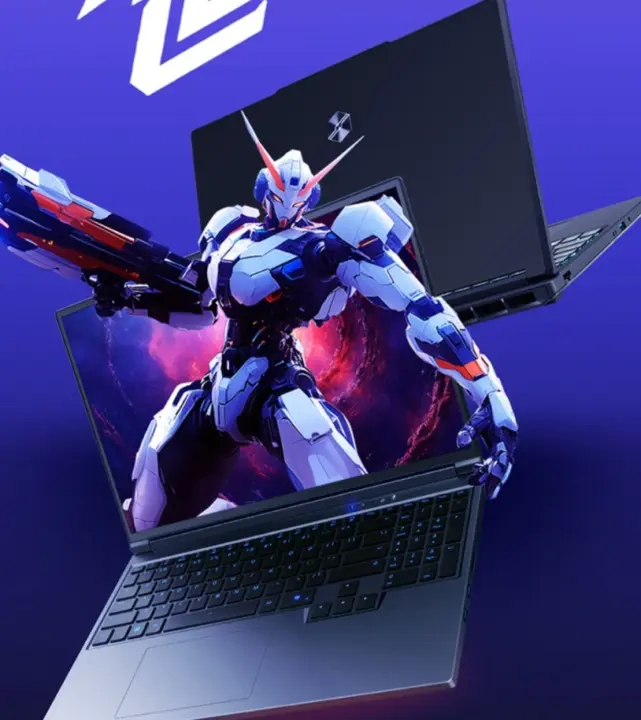 Mechrevo Kuangshi X laptop display showing 2.5K resolution and 180Hz refresh rate