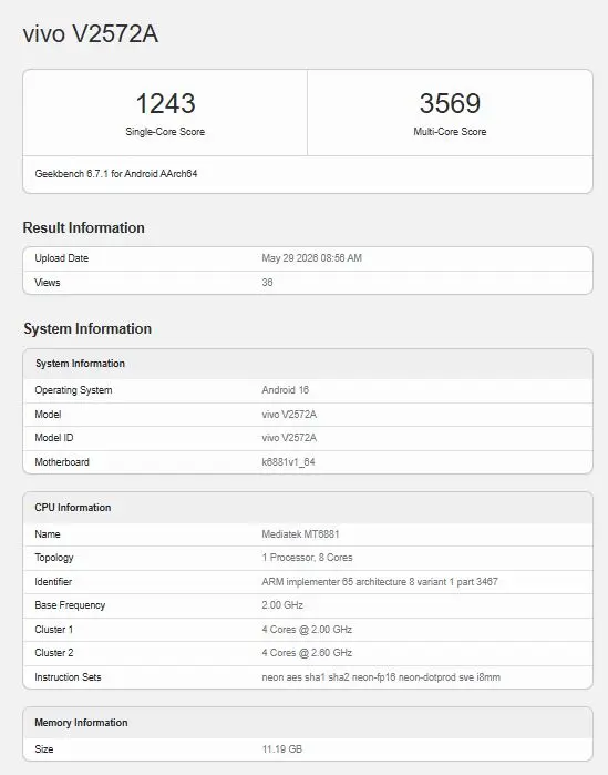MediaTek Dimensity 7500 chipset overview