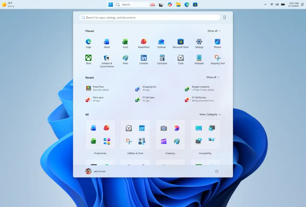 Microsoft Brings Back Windows 10 Taskbar Customizations to Windows 11