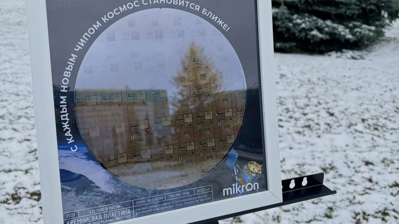Mikron Sells Framed Test Wafers with Up to 120,000 Chips as Souvenirs