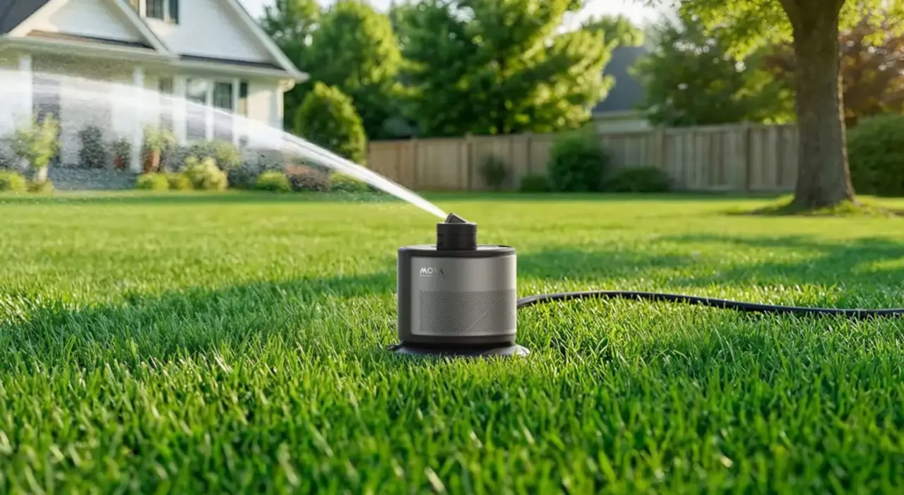 Mova L10 Smart Irrigation System: Battery and Solar Powered, Covers 5,400 Sq Ft