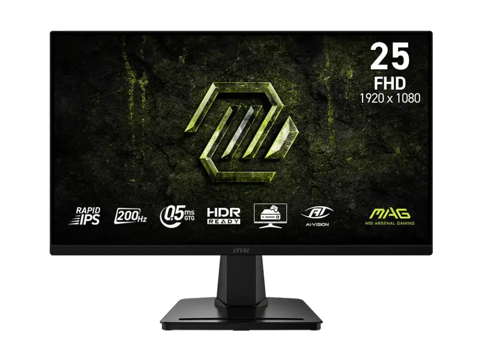 MSI Launches 24.5-Inch 200Hz Gaming Monitor and 27-Inch 144Hz Business Monitor