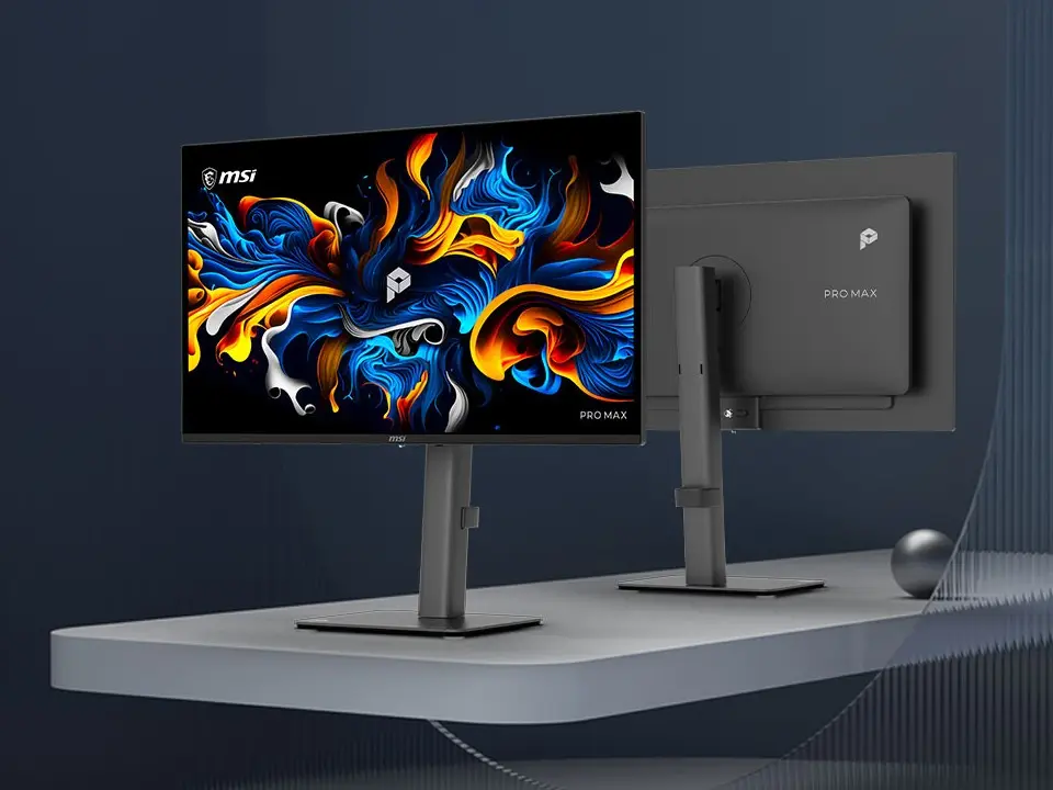 MSI Launches PRO MAX 271UPX12G Monitor With 26.5-Inch QD-OLED Panel
