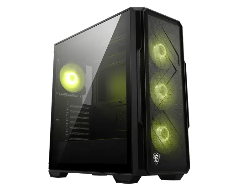MSI Launches Two Front-Mesh Gaming PC Cases with Four ARGB Fans Standard