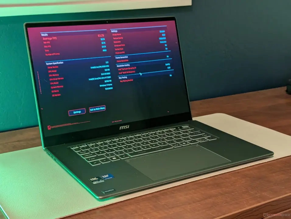 MSI Prestige 16 AI+ C3MTG Benchmarks Show 80% Performance Leap