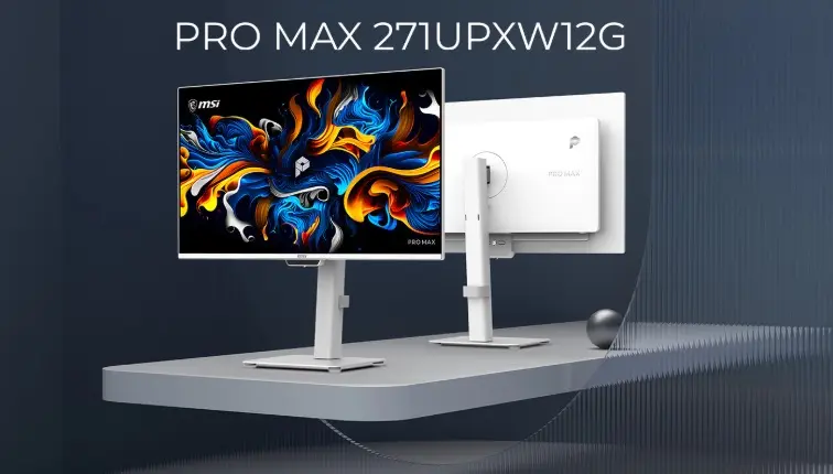 MSI PRO MAX 271UPXW12G Monitor Launches with QD-OLED and Apple Focus