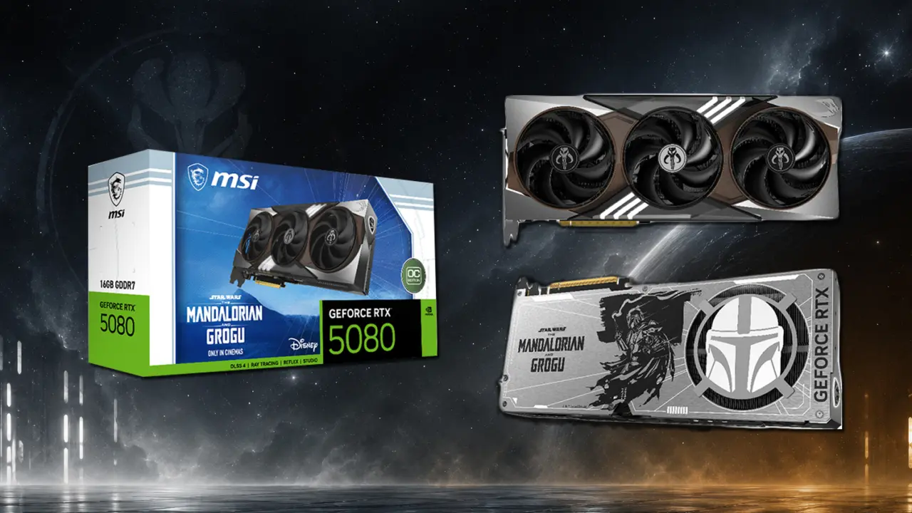 MSI Unveils Star Wars Mandalorian RTX 5080 OC Limited Edition GPU