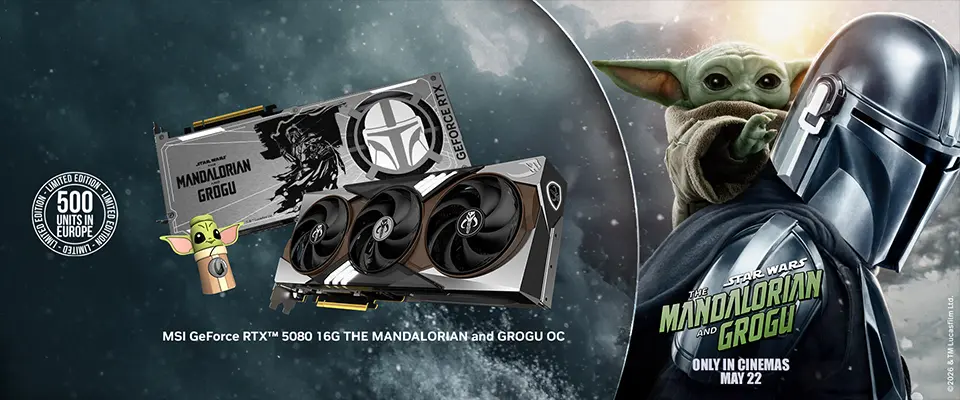 Limited production run of 500 units exclusively available in the EU for the Star Wars themed graphics card