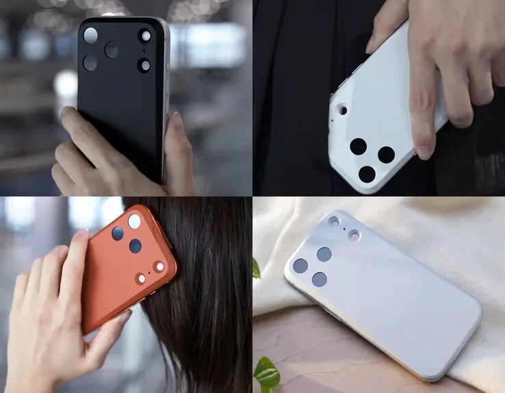Mynus magnetic back for iPhone 17 Pro eliminates the camera bump and creates a flat profile