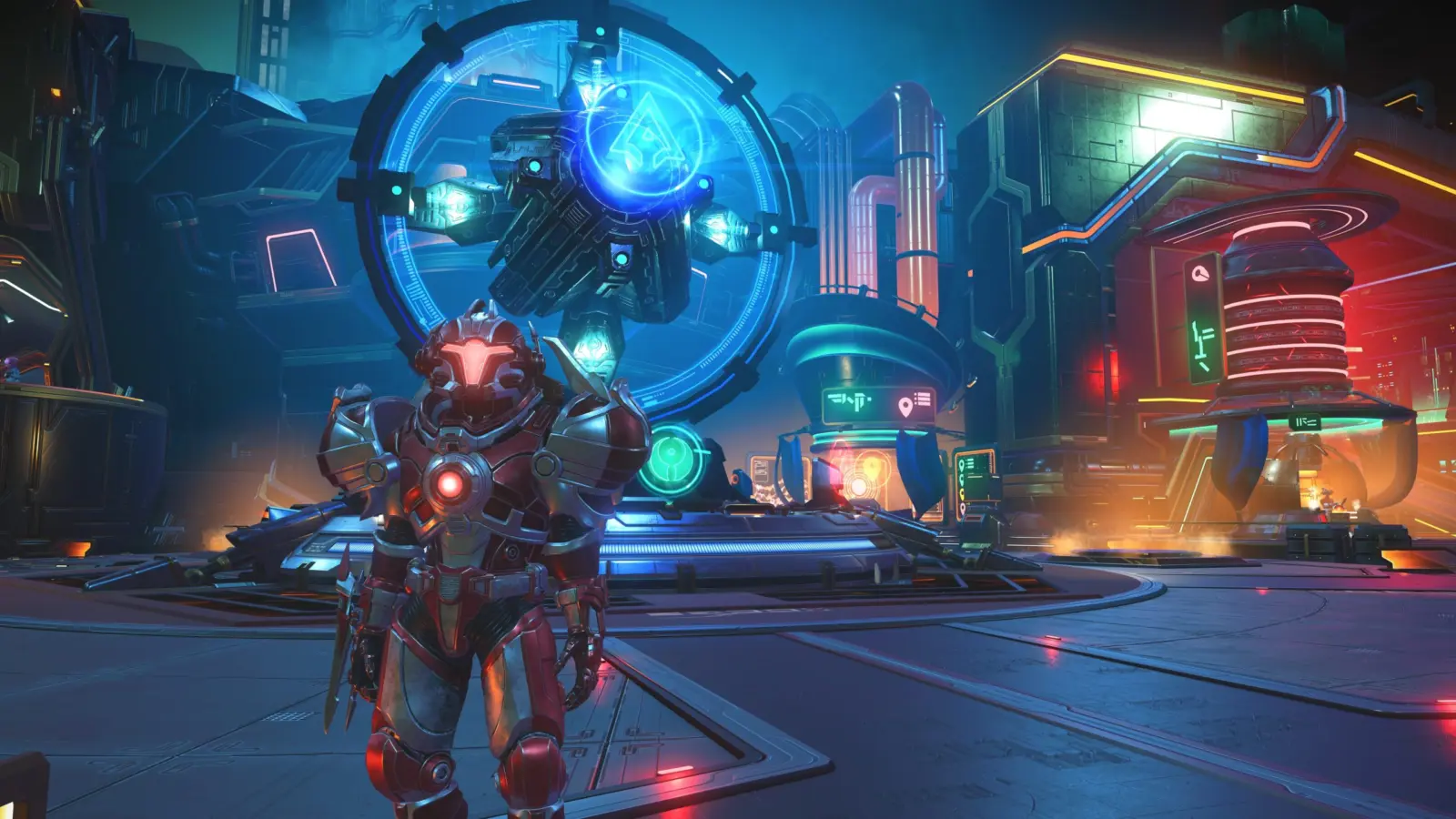 No Man's Sky space battle scene