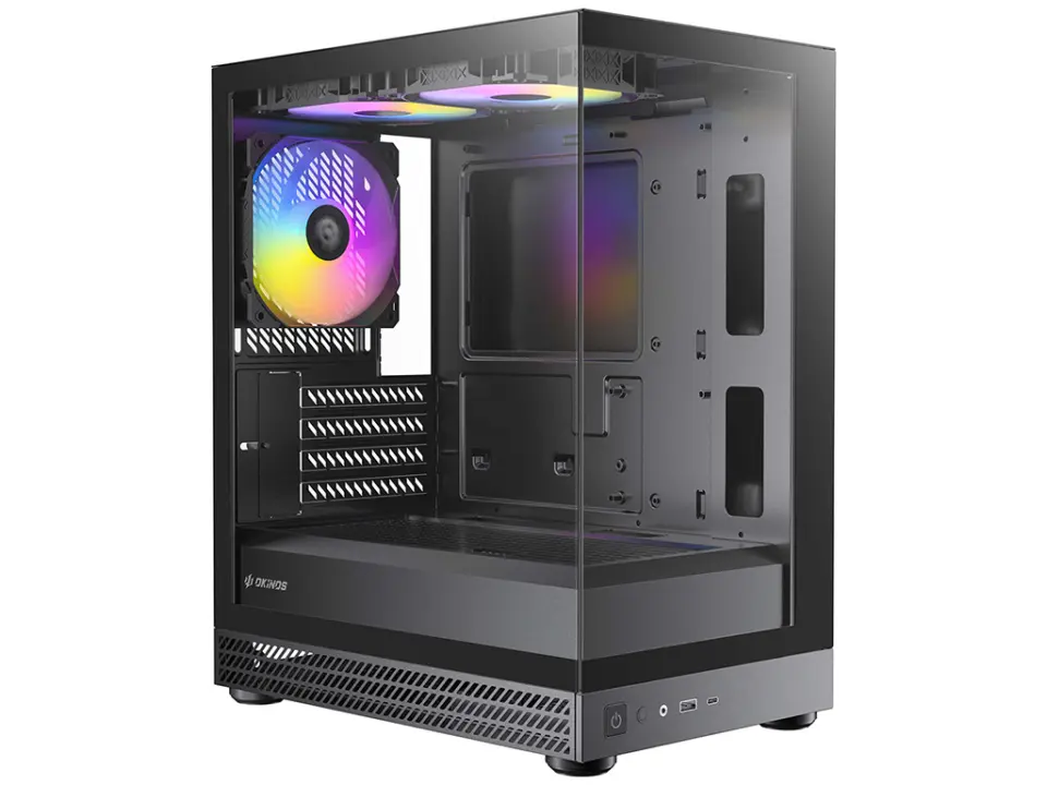 Okinos Aqua UNO Mini-Tower PC Case Launches June 6 with Panoramic Glass