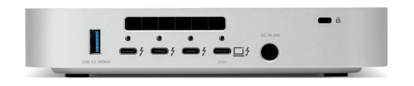 OWC Stack AI Thunderbolt 5 peripheral with external flash storage for local GPU memory expansion and AI acceleration workloads.