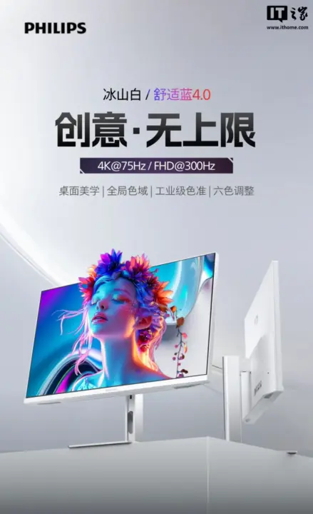 Philips 27E2N5901RW Monitor Launches: 4K 75Hz or FHD 300Hz Dual-Mode