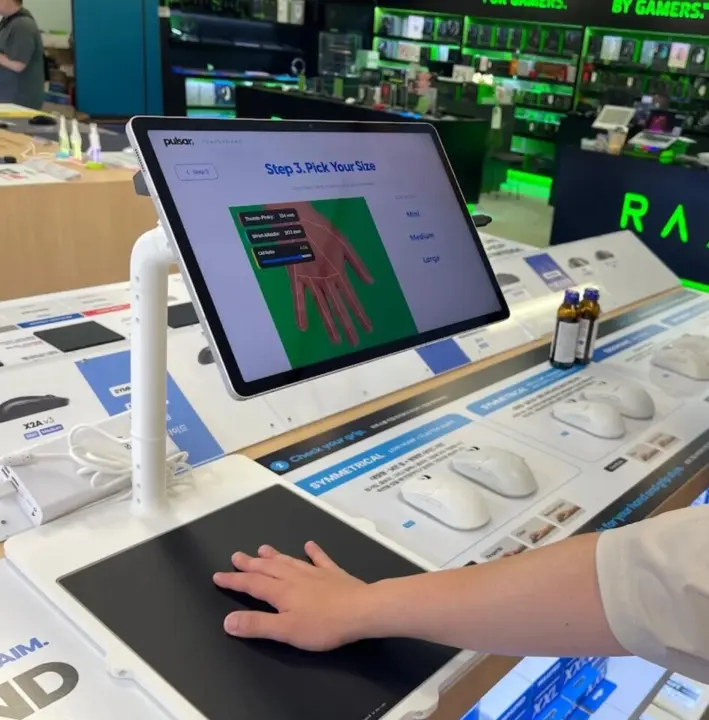 Pulsar Playground AI System Customizes Mice In-Store for Gamers