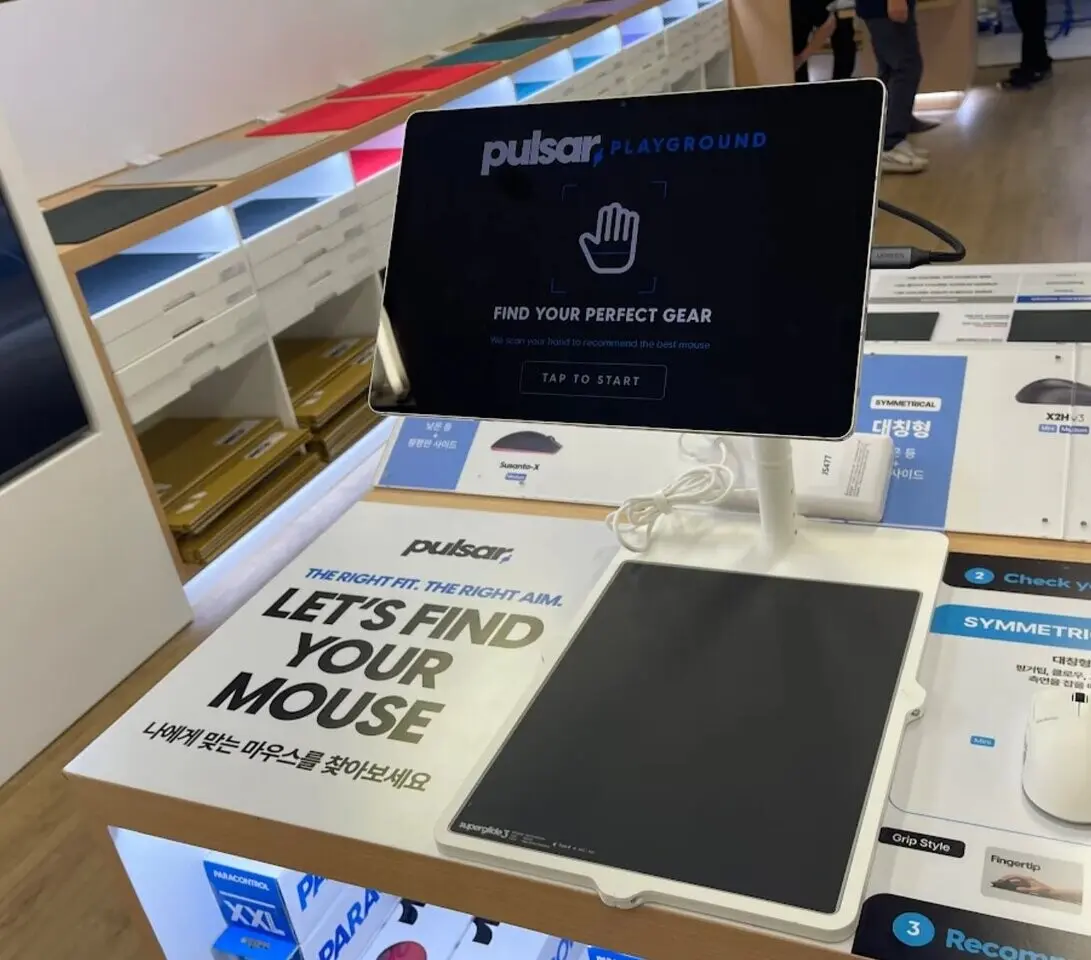 Pulsar Playground AI mouse customization system