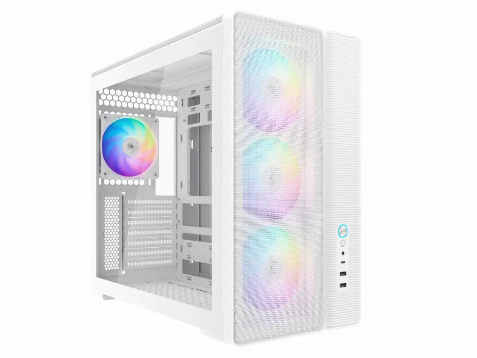 SAMA S50 Compact Mid-Tower Case Supports 360mm Radiators and 410mm GPUs