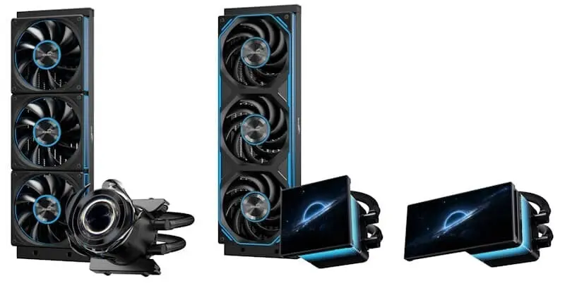 SAMA V80 PC case with dual-curved tempered glass front panel and ambient lighting