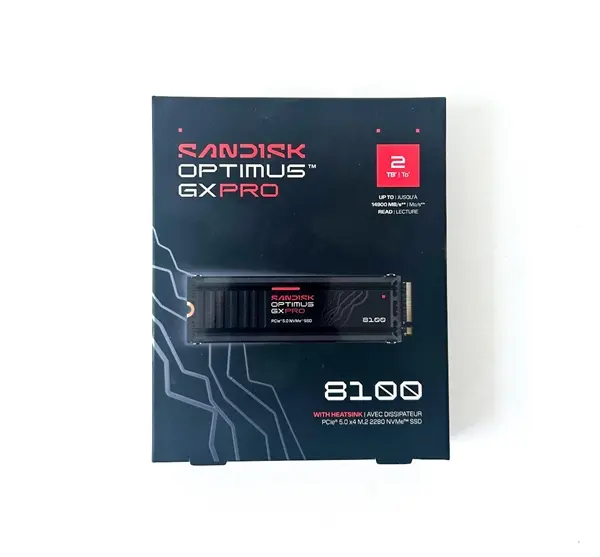 SanDisk Optimus GX PRO 8100 PCIe 5.0 SSD 2TB
